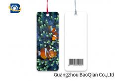 China Plastic 3D Lenticular Bookmark , Custom Bookmark With Tassel Ocean Animal Clownfish Nomo supplier