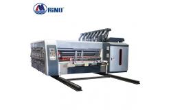 China 50mm Wallboard Carton Box Flexo Printing Machine With Slotter Die Cutter supplier