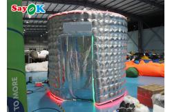 China Circular Backdrop 360 Photo Booth Enclosure Inflatable 3x2.7mH supplier