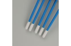 China Short PP Stick Micro Polyester Cleaning Swab 100pcs/Bag For Cleanroom supplier