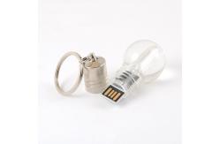 China Lightbulb Shaped Custom Crystal Flash Drive 90x30cm supplier