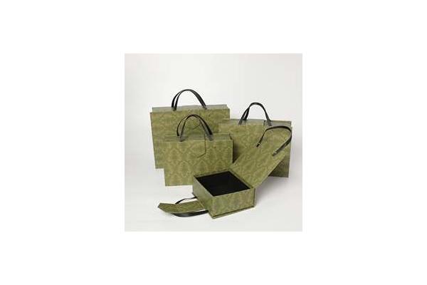 Art Paper Square Wine Box Recyclable ISO Rectangular Shape