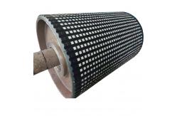 China Conveyor Rubber Ceramic Pulley Lagging With Cold Vulcanizing Cn Bonding Layer supplier