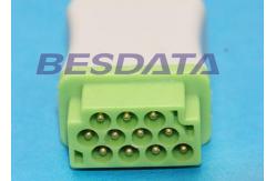 China TP3008 Electrode Lead Wires , ECG Leads And Electrodes Green 11 - Pin Connector supplier