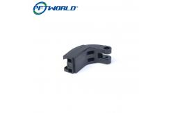 China Customized CNC Plastic Parts Precision Milling Service Black Painting Factory supplier