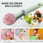 Plastic Ice Cream Scoop With Easy Trigger Cookie Scoops Melon Ball Scoop