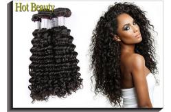 China 3.5oz Peruvian Deep Curly Weave / 26 Inch Peruvian Water Wave Weave supplier