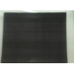 12 Mesh 0.60mm Plain Steel Wire Mesh Black Iron Material For Plastic Industry for sale