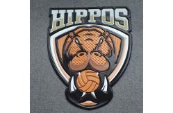 China 3D TPU High Frequency Custom Clothing Patches For Sportswear supplier
