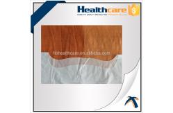 China Antibacterial Disposable Protective Gowns / CPE Isolation Gown With Thumb Up supplier