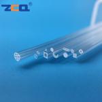 1100 Degree Quartz Glass Tubes Double Holes Four Holes Six Holes Multi Holes for sale