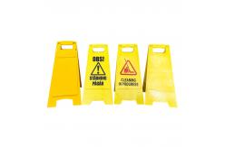 China Customized Safety Alert Signage With Self Adhesive / Screws Installation supplier