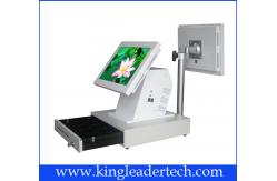 China Red POS / Cash Register Touch Terminal , LCD TFT Monitor Touchscreen 15 supplier