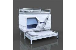 China Nice Modern Space Capsule Bed , Podtime Sleeping Pod Triple Egg Pod Bed supplier