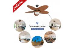 China Fancy Lighting and Traditional Style LED Ceiling Fan with Remote Modern Design 35W supplier