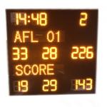 Aluminum Alloy AFL Scoreboard , Led Football Scoreboard With IP65 Waterproof Cabinet for sale