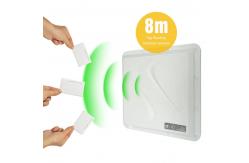 China Long Range RFID Card Access Control 1 - 8m Integrated UHF RFID Reader supplier
