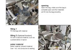 China Double Liquid Materials Mixed Gel Packaging Machine Chemical Reaction Gel Paste Equipment Pouch supplier