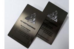 China Metal Stainless Steel Business Cards With Different Background Pattern supplier