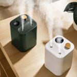 LED Light Heavy Fog Ultrasonic USB Home Air Humidifier 1000ML Double Nozzle Cool Mist Warm for sale