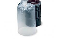 China Custom 200 Liter Transparent Drum Liner Bags 4mil Round Bottom Liner supplier