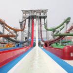 370m2/465m2 Playground Water Park Speed Water Slide Water Play Equipment for sale
