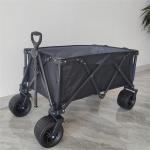 7 Inch Wheels Sturdy Rolling Lightweight Trolley Folding Cart Camping Push Pull Wagon for sale