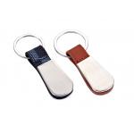 Personalized Classic Leather Keychains with Optional Colors for sale