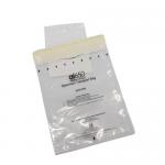 Eco Friendly Lab Use Side Gusset Clear Plastic Specimen Biohazard Bags 3 / 2 Walls for sale