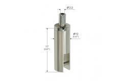 China Stainless Steel / Brass Wire cable Gripper With Grooved Track Light Using YW86083 supplier