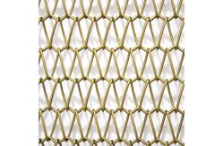 China Stainless Steel Metal Mesh Screen Room Divider Decorative Woven Mesh supplier