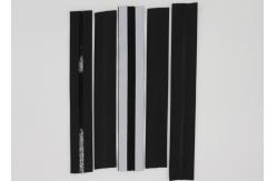 China PVC And Nylon Heavy Duty Waterproof Zipper , 2 # Two Way Double Sided Zipper supplier