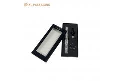 China Black Paper Watch Storage Box Packaging Box with Low MOQ and Customization supplier