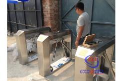 China Three Roll Turnstile Barrier Gate Automatic Ticketing Access System 510mm Arm Width supplier