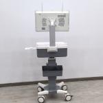 Mobile Medical Computer Cart Height Adjustable Laptop Workstation For EMR