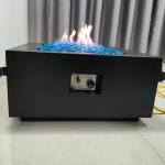 SUS304 Garden Gas Fire Pits Corten Steel Square Fire Pit Bowl Natural Gas for sale