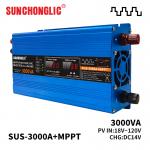 MPPT Solar Photovoltaic Inverter 12v 220v Dc Ac 3000va 3000w Quiet Operation for sale