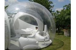 China Clear Inflatable Bubble Tent with Two Room One Tunnel supplier