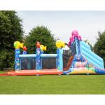 Quadruple Stitching 1000D Inflatables Obstacle Course For Promotion for sale