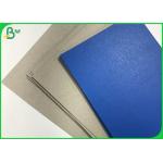 Recycled Material 1.7mm 2mm Black And Blue Mounted Grey Back Chipboard Sheets