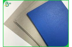 China Recycled Material 1.7mm 2mm Black And Blue Mounted Grey Back Chipboard Sheets supplier