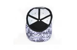 China Creative Graffiti Style Design Flat Brim Snapback Hats Sublimination Print supplier