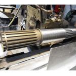 Custom Made Spline Gear Shaft with Cylindrical Gear Profile and Various Gear Teeth Manufacturing Options for sale