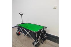China Camping Outdoor Folding Hand Pull Wagon Cart With Custom Fabric PU Wheel supplier