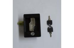 China Removable Core Black Mailbox Handle Metal Cabinet Locks supplier