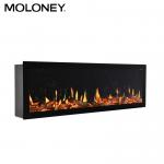 75'' Indoor Wall Insert Insert Electric Fireplace LCD Ultral Realistic Flame for sale