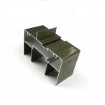 High Glossy Bronze Anodized Glass Sliding 6063 T5 Aluminium Window Rack Profiles