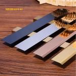 Home Decor Flat Stainless Steel Tile Strip 0.55MM Thickness Anti finger print for sale