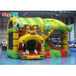 Animal Theme Lion Inflatable Bouncy Castle Slide