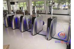 China Electronic Security Flap Barrier Gate 600mm Width Smart Access Control System supplier